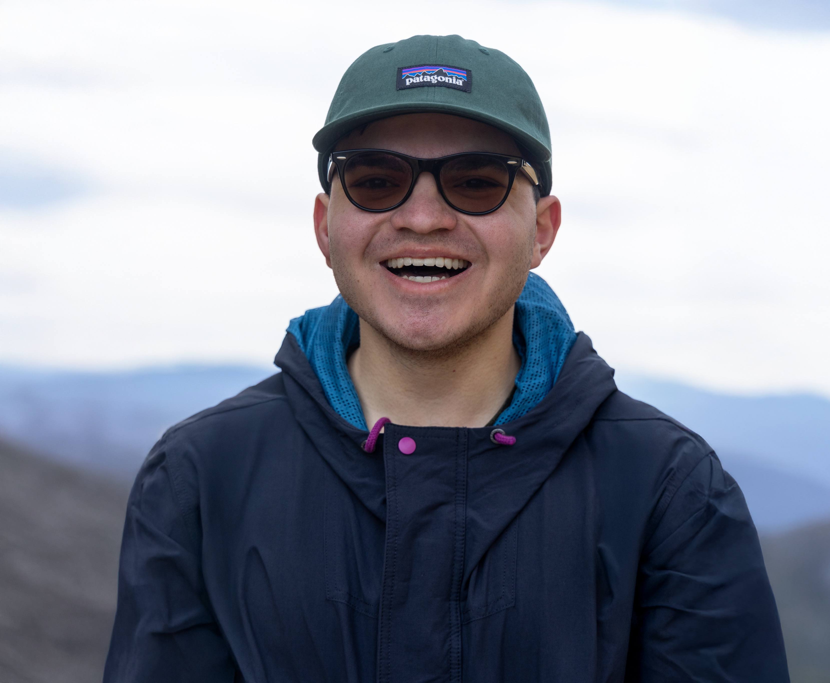 Andrew Nordstrom outdoors, smiling